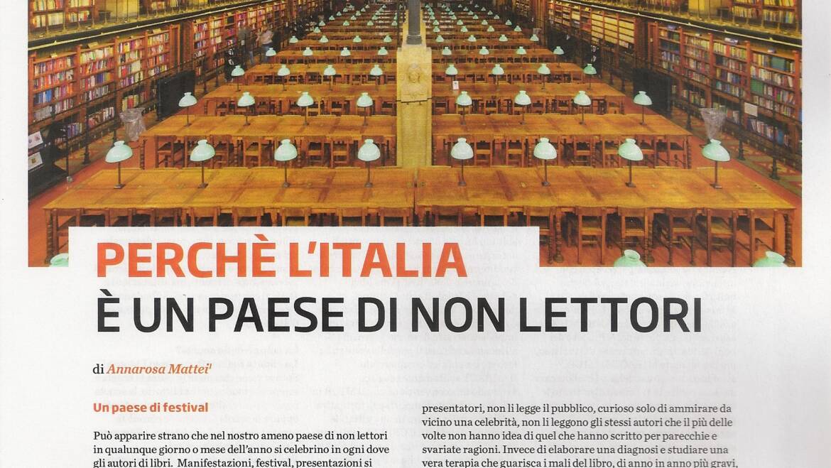 Oggi e domani, 28 e 29 giugno, in una città a me molto cara, L’Aquila (sono nata in un piccolo borgo montano, a pochi chilometri dal capoluogo), si tengono gli ‘Stati generali della lettura’.